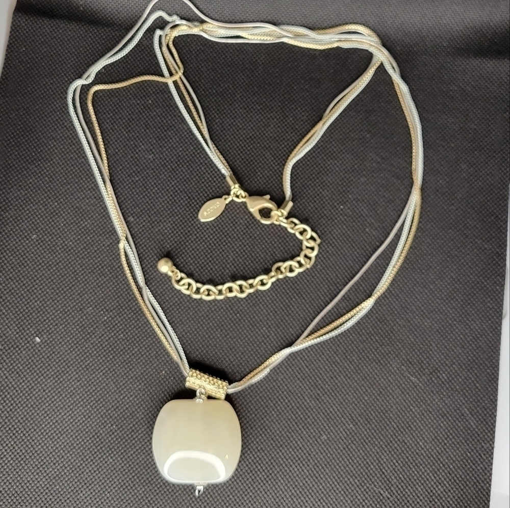 Chicos Multilayer long necklace - Picture 9 of 12